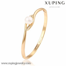 51212 Xuping Wholesale encantos brazalete de oro peal para damas